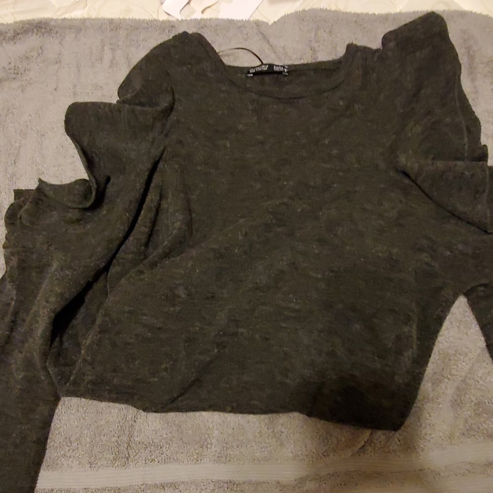 Gray zara sweater